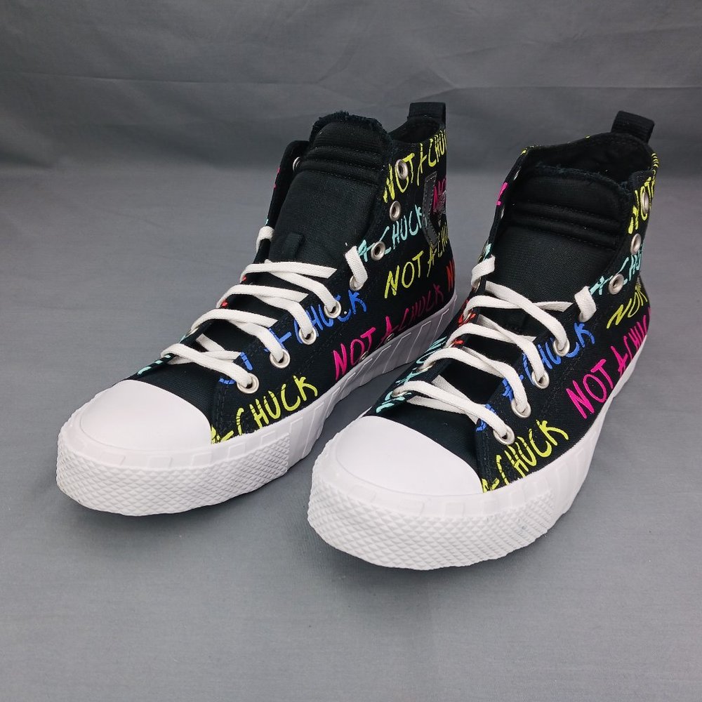 Converse UNTITL3D High Not A Chuck Men's Casual Shoes 173165C Black Sizes 10-12 - Picture 4 of 9